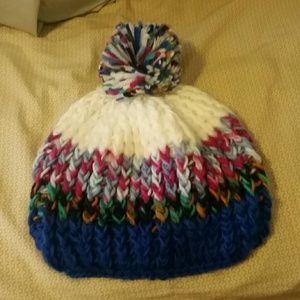 Woven beanie hat